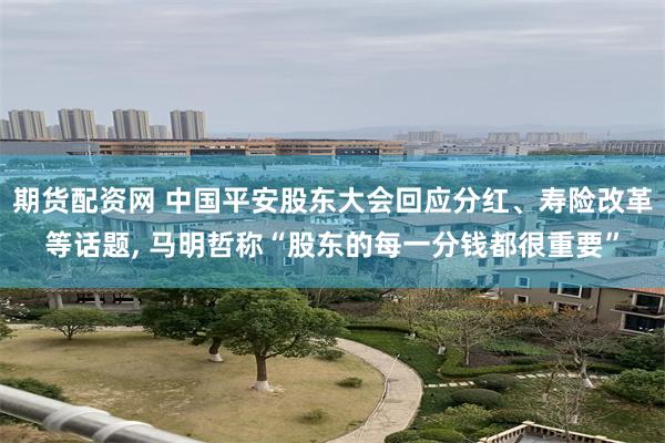 期货配资网 中国平安股东大会回应分红、寿险改革等话题, 马明哲称“股东的每一分钱都很重要”