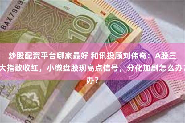 炒股配资平台哪家最好 和讯投顾刘伟奇：A股三大指数收红，小微盘股现高点信号，分化加剧怎么办？
